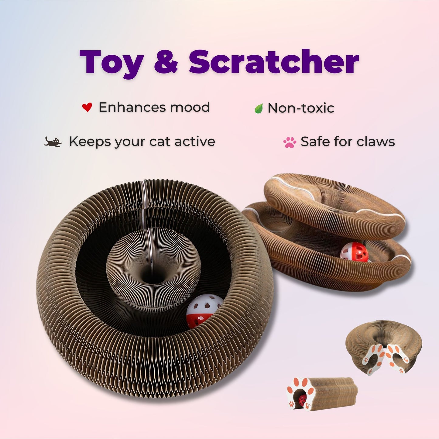 TwistyCat: Toy + Scratcher