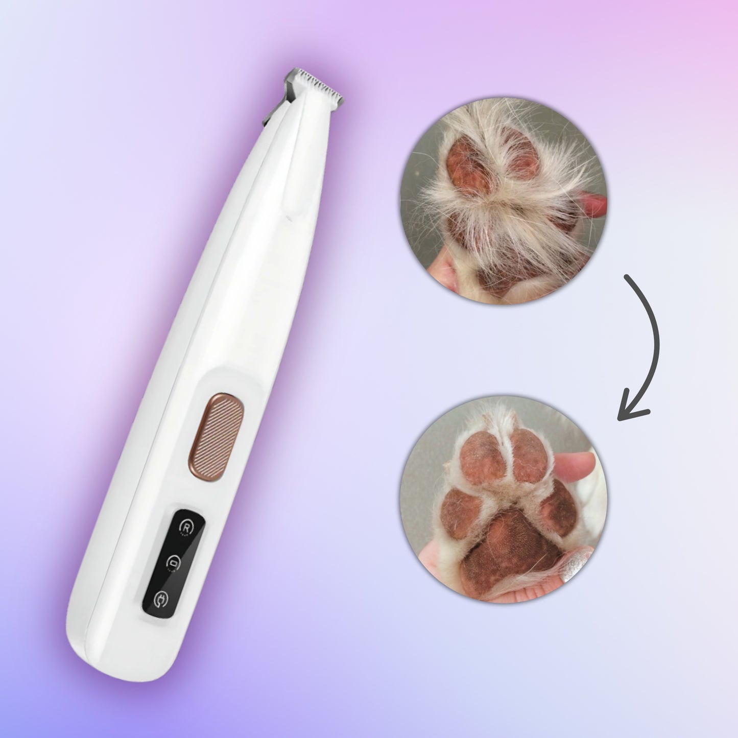 Paw Trimmer with built-in light