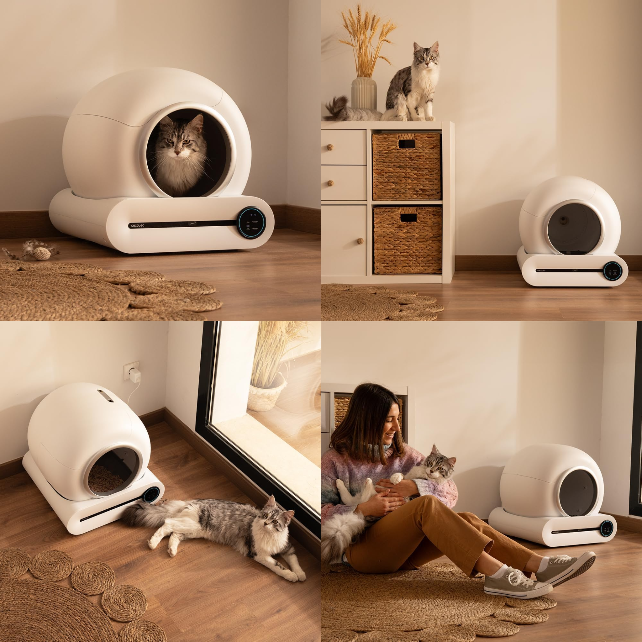 Smart Self-Cleaning Cat Litter Box
